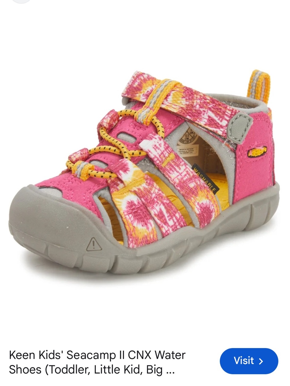 Keen Kids Seacamp II CNX Water Sandals Toddler 5